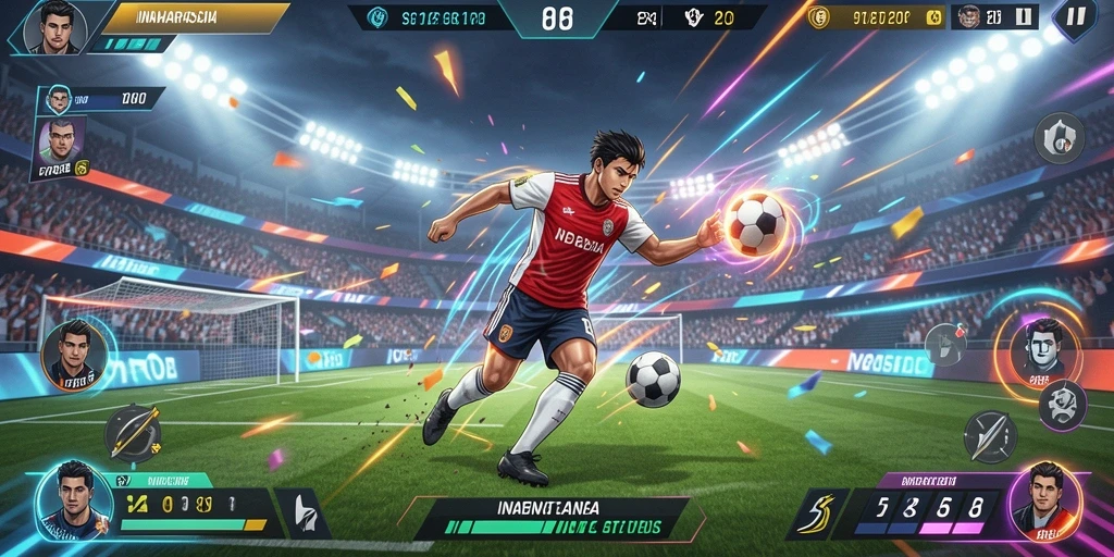 Tangkapan layar memperlihatkan mode multiplayer yang kompetitif.