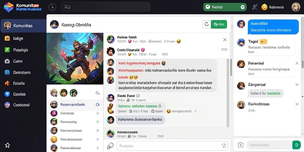 Fitur sosial untuk bermain bersama teman.