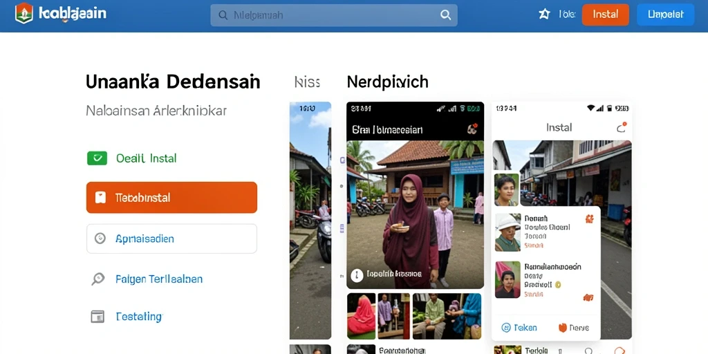 Screenshot karakter dengan efek visual yang menawan.