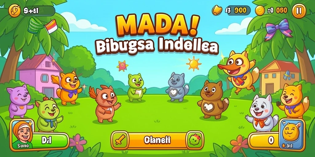 Tampilan menu yang mudah dinavigasi dan user-friendly.