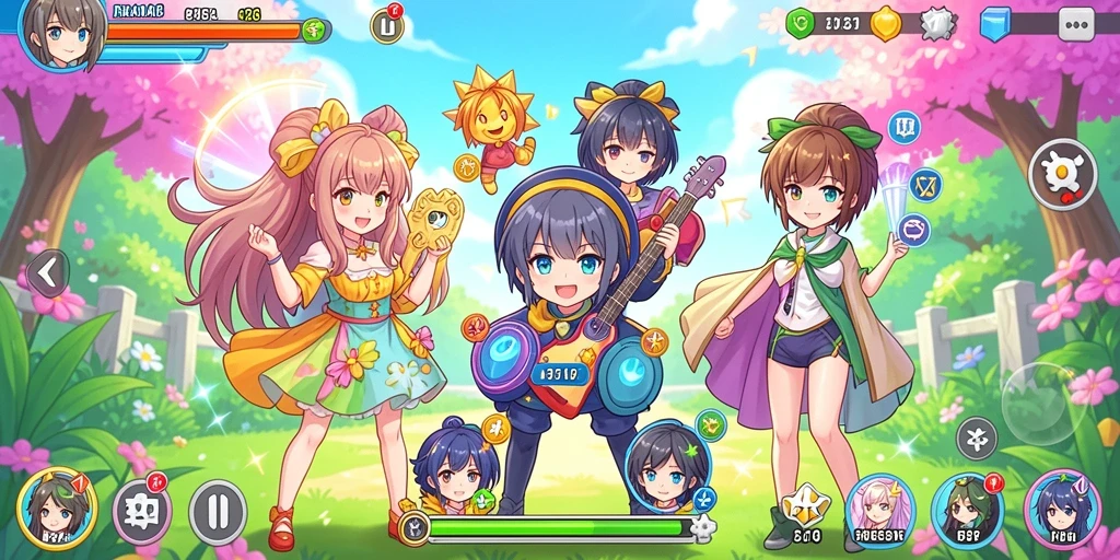 Karakter unik yang membuat gameplay semakin seru.