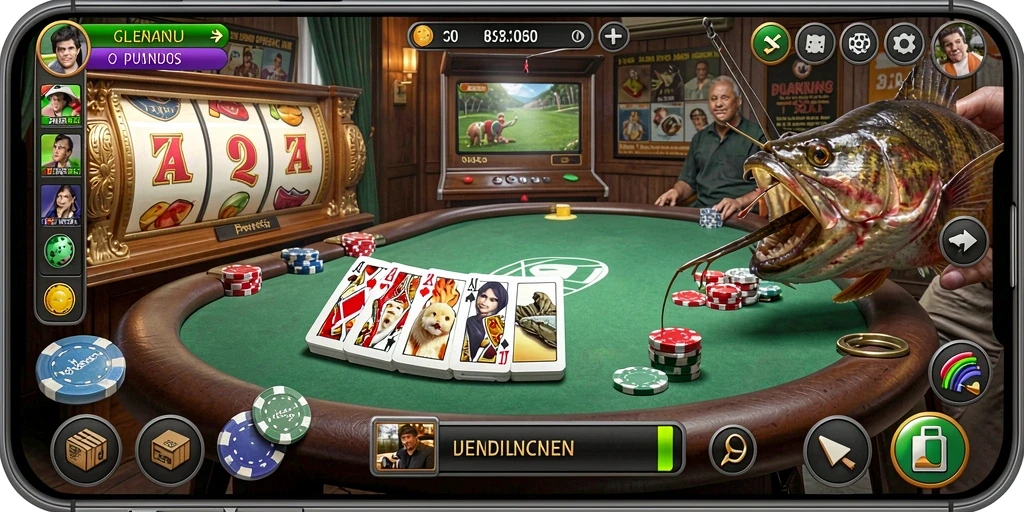 Aktivitas gameplay yang seru dengan berbagai tantangan.