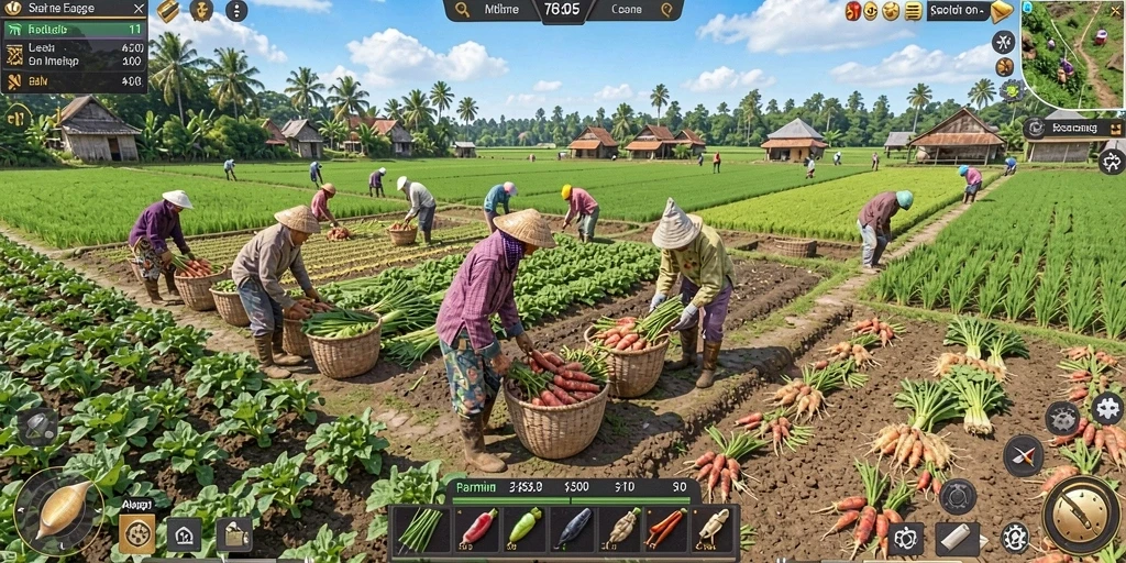 Pemandangan dalam game yang menakjubkan dan detail.