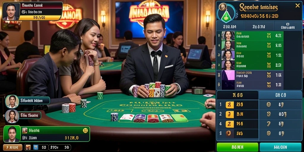 Tangkapan layar memperlihatkan sistem upgrade karakter yang menarik.